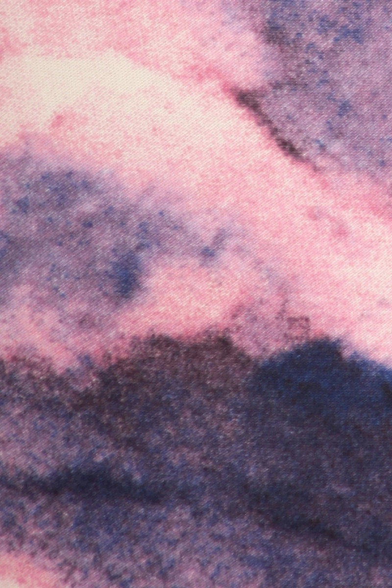 Tie Dye Printed Knit Legging with High Waist