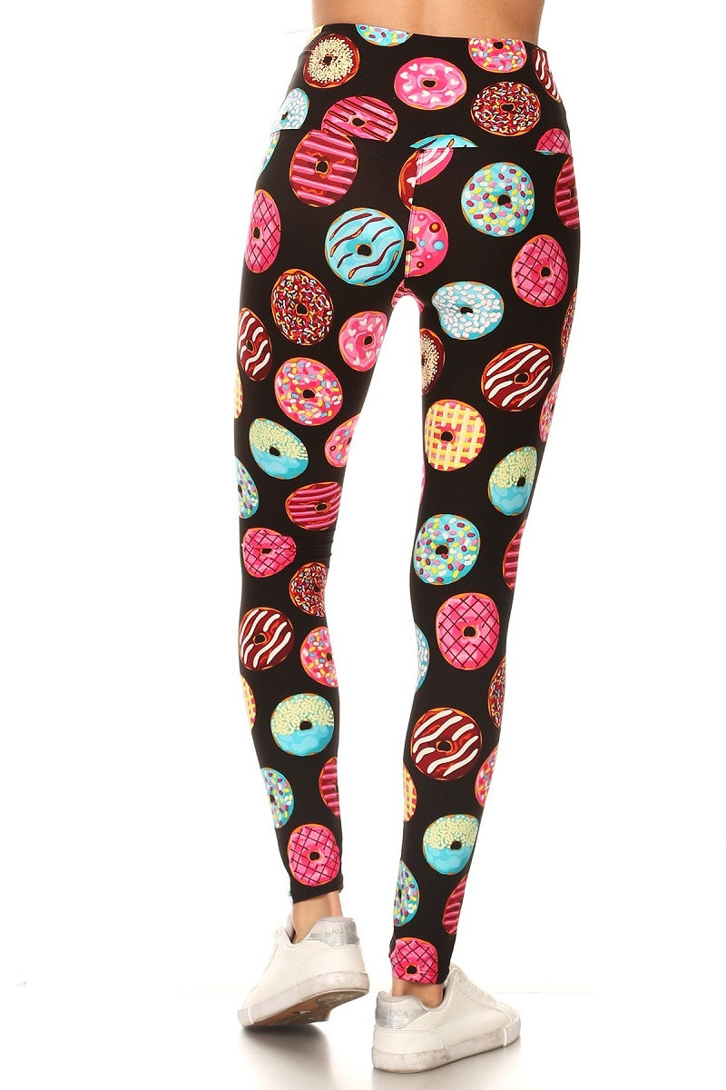 Girls donut store leggings