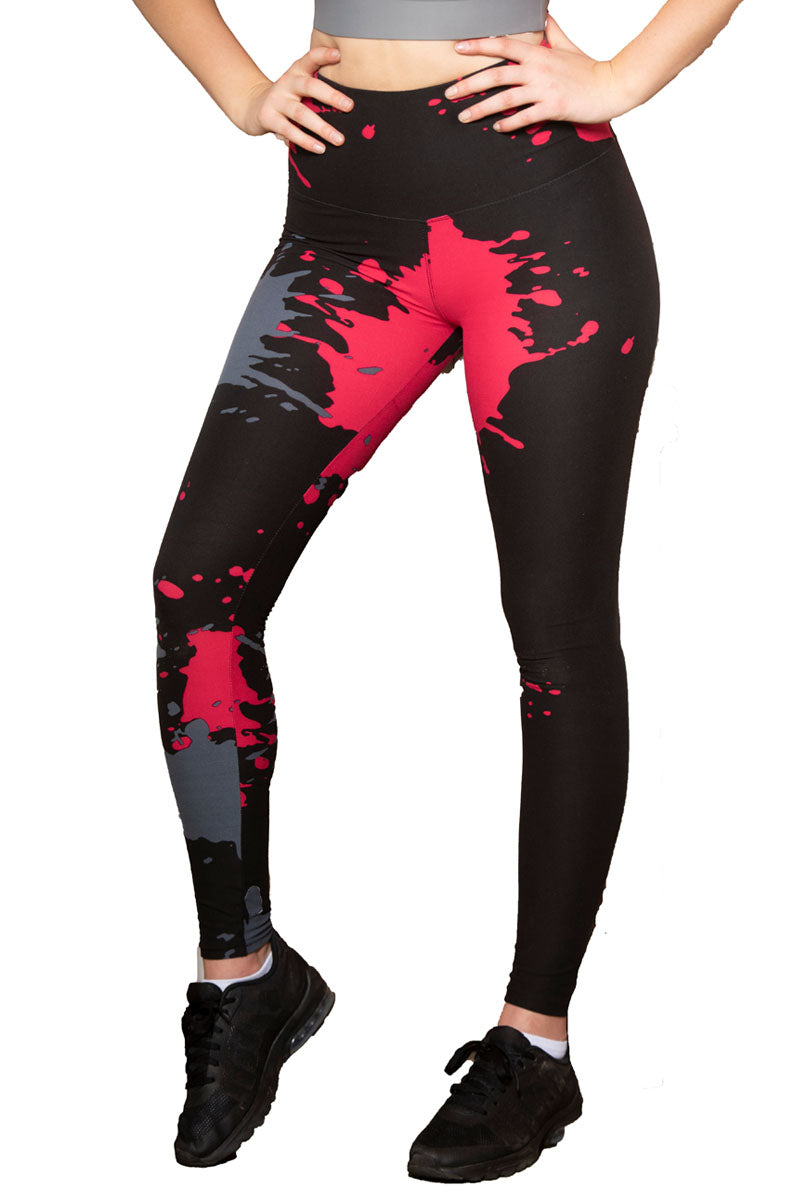 Splash – Print High Waisted Leggings for Women